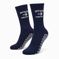 PRE ORDER - Offside Theory Elite Grip Socks Navy Blue/White
