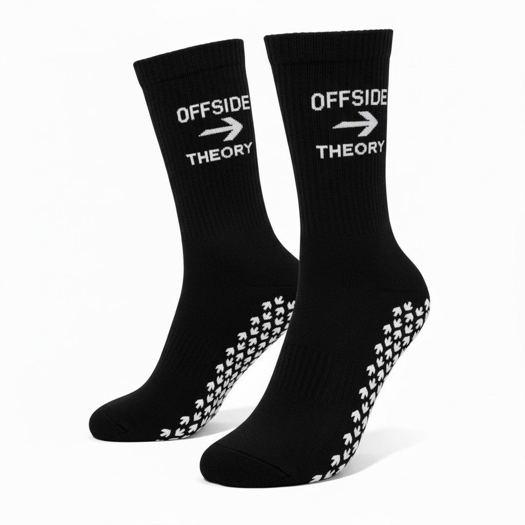 PRE ORDER - Offside Theory Elite Grip Socks Black/White