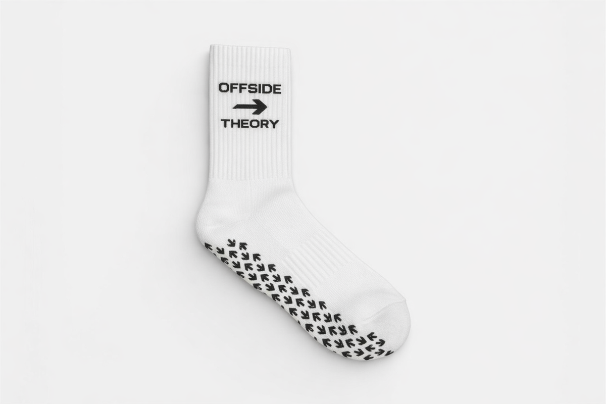 Offside Theory Elite Grip Socks White
